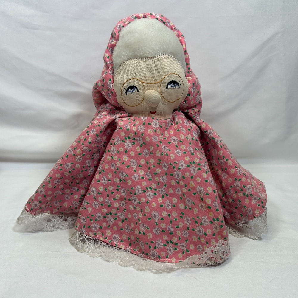 Vintage 80s Little Red Riding Hood Topsy Turvy Doll 3 In 1 Flip‎ Granny Wolf 14"